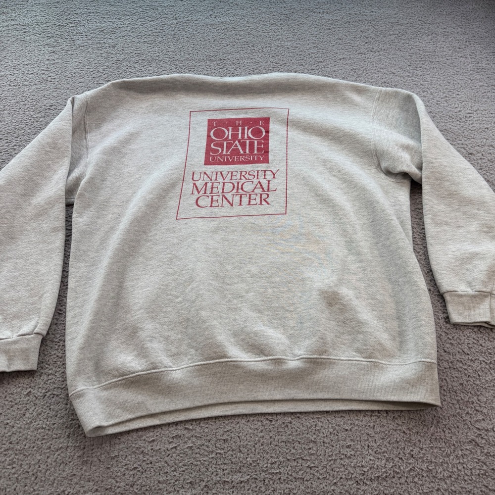 Vintage 90s Ohio State University Medical Center Sweatshirt XL Lee Made in USA